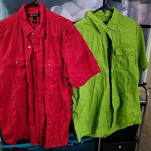 INC short sleeve button ups